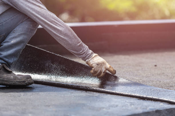 Professional Waterproofing technician working in Lewis Center, OH